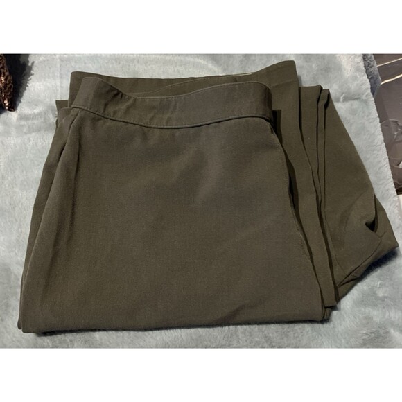 Sag Harbor Stretch Petite Womens Dark Green Dress Pants Size 14P - Picture 4 of 6